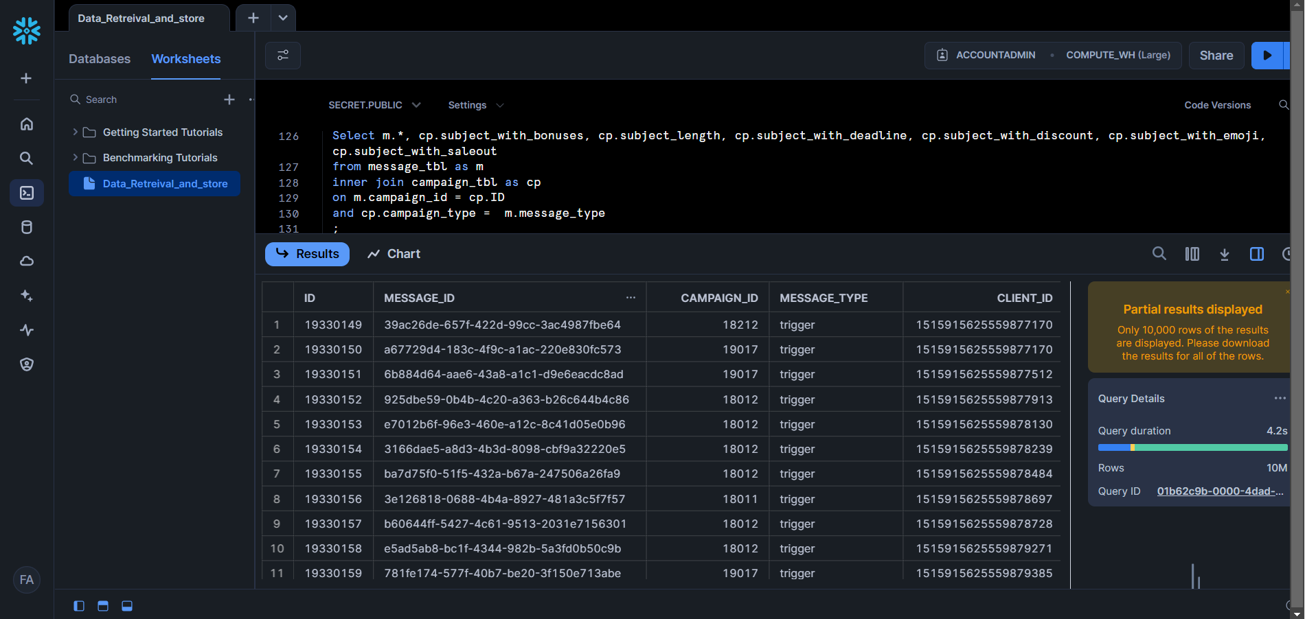 Snowflake Data Warehouse